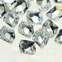 crystal clear strass 3265 cosmic flat back rhinestones sew on glass stones for clothes shoes bags garment decorations