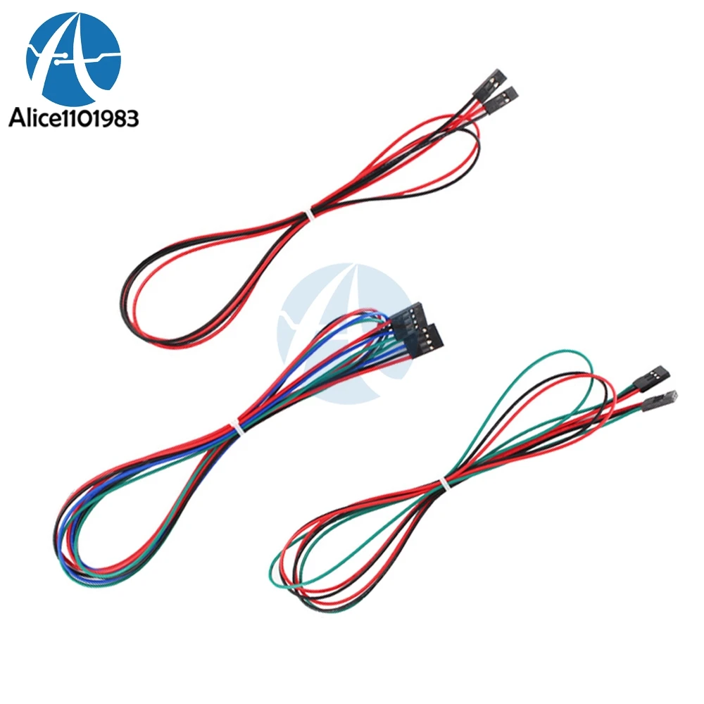 5 шт. 70 см 2 контакта 3 4 набор кабелей для Arduino 3D принтера Reprap ModuleFemale к Female Jumper