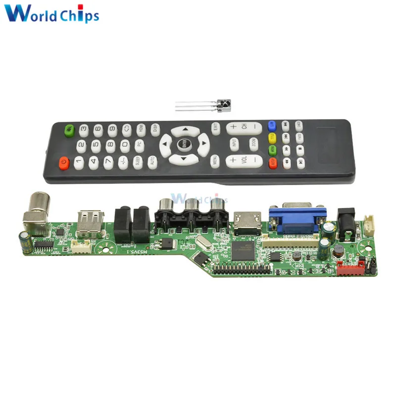 Универсальный ЖК-контроллер разрешение ТВ материнская плата VGA/HDMI/AV/tv/USB HDMI интерфейс драйвер платы Привод модуль управления