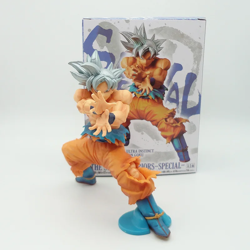 Аниме 17 см Dragon Ball супер воины специальный ультра инстинкт Сон Гоку какаротто ПВХ фигурка Коллекционная модель игрушки - Цвет: have retail box