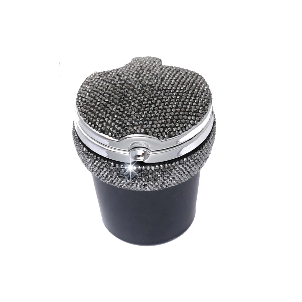 1 шт. автомобильные стразы пепельница с алмазным дизайном многофункциональный
