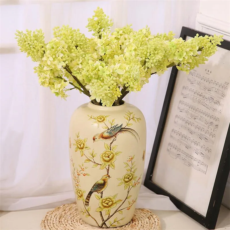 Искусственный Сиреневый цветок Flone имитация бусин цветы гвоздики Искусственные