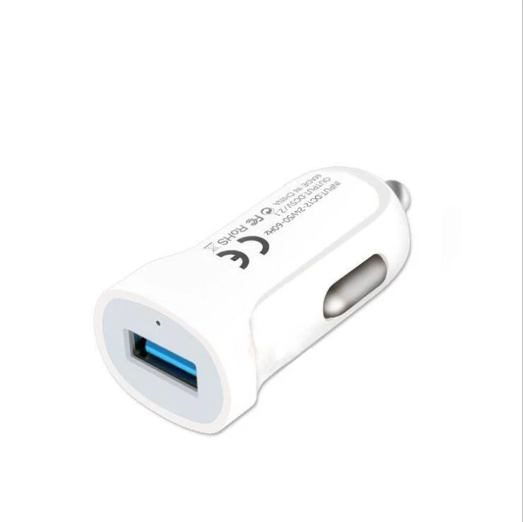 Автомобильное зарядное устройство 1 порт умное автомобильное Usb 2 А Mini USB адаптер