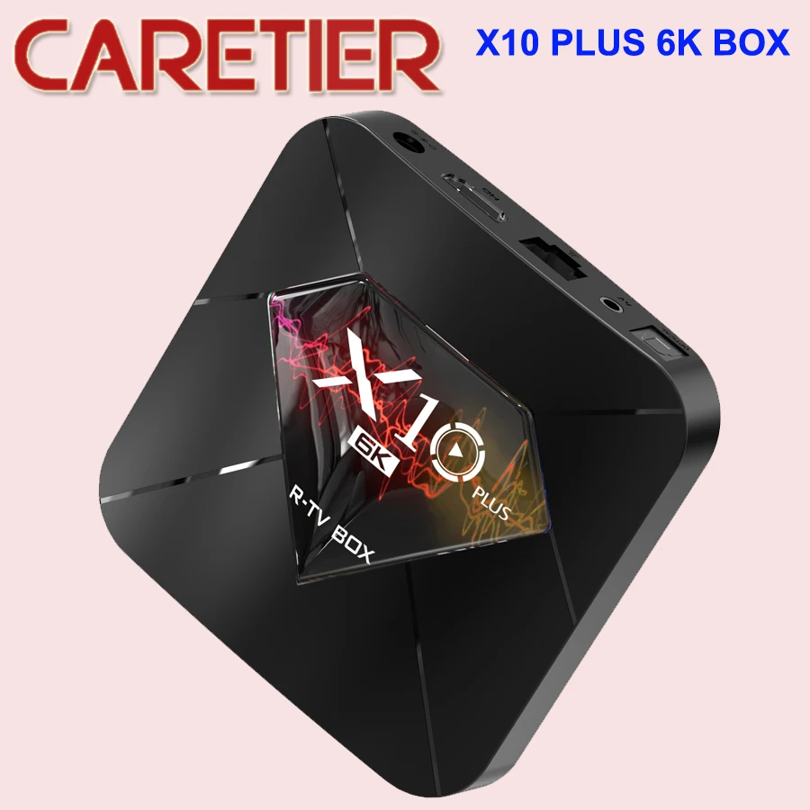 ТВ-приставка X10 PLUS Android 9 0 4 + 32/64 ГБ ядра Wi-Fi 3D H.265 6K | Электроника