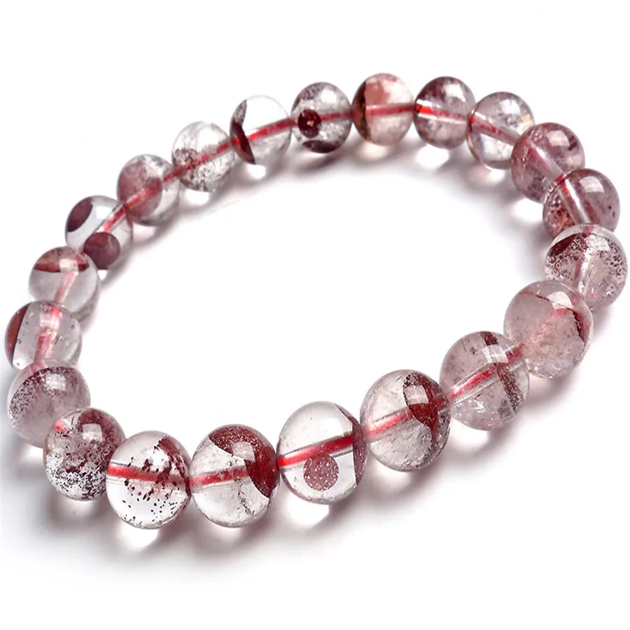 9 5 мм Оригинальные красные фантомные вулканические золоченые кварцевые