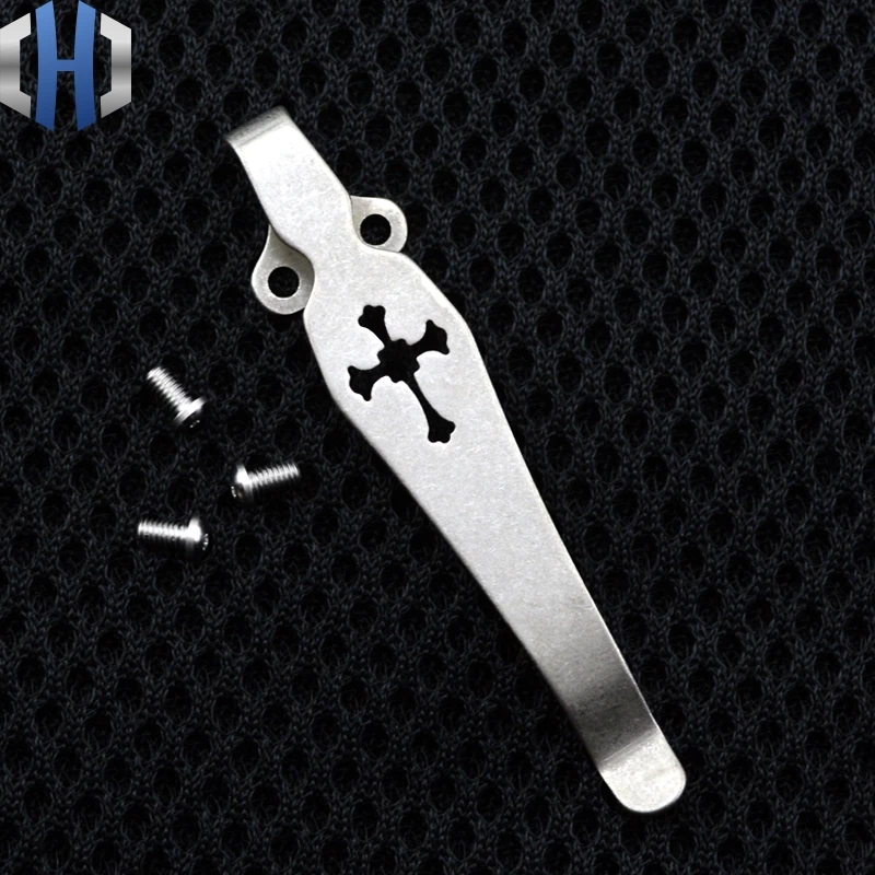 Кнопка ножа для повседневного использования с крестиком кнопка из титанового