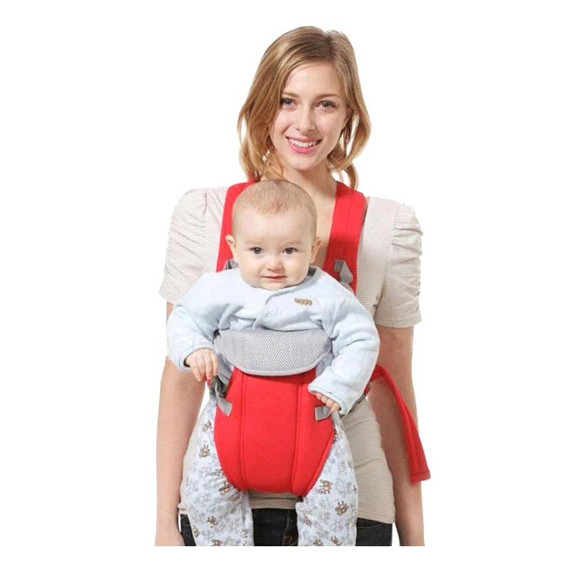 New Baby Backpacks &amp Carriers Solid Breathable Fabric Infant Hip Front Back Ergonomic Sling Carry Kangaroo Facing Safety Hipseat | Мать и