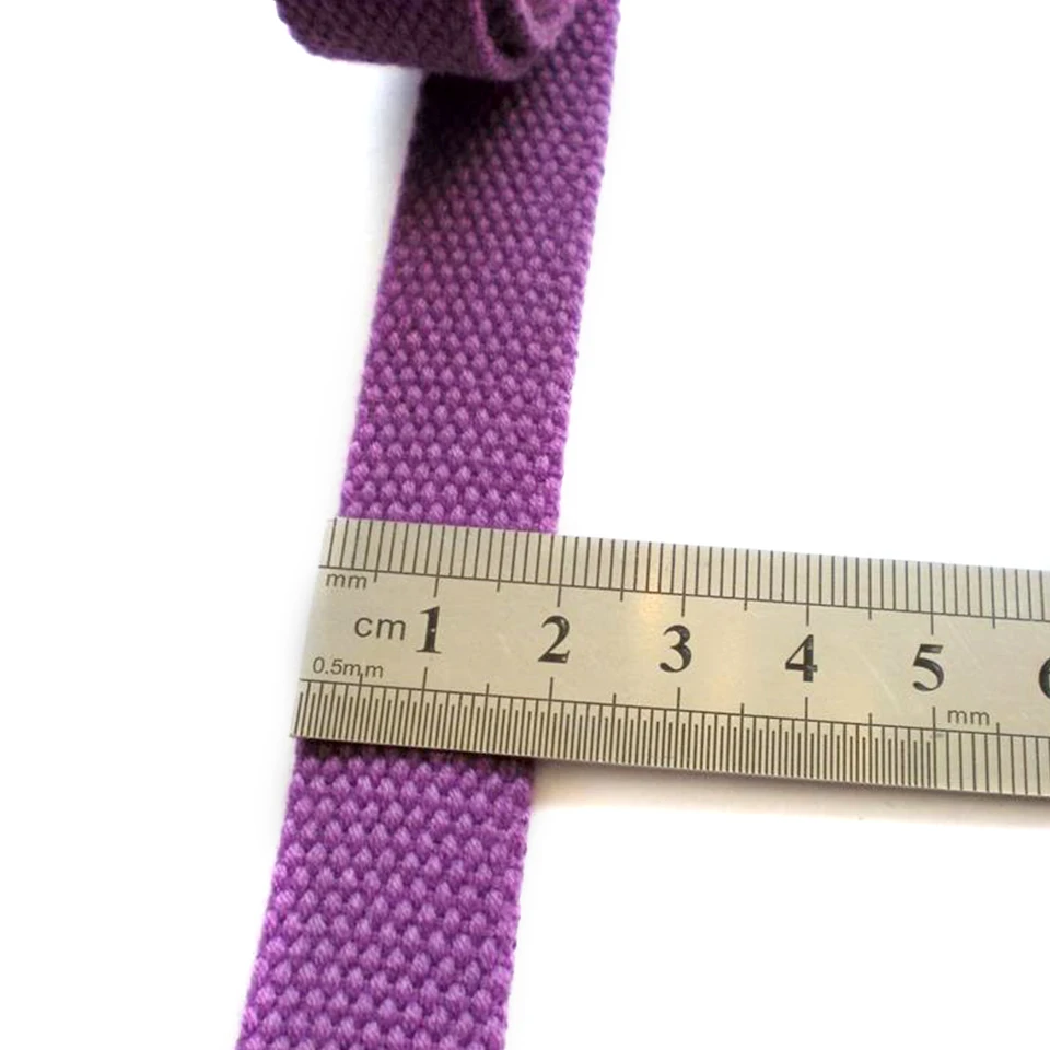 2y/lot 20mm Multi Color Bag Strap Woven Cotton Sewing Strap Belt For Shoulder Bags Handbag Garment DIY Accessories LX526