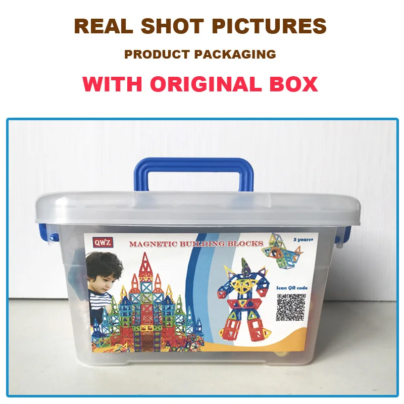 QWZ Magnetic Designer 60PCS Brand Building Blocks Toys Mini DIY Educational Construction Bricks Plastic Children | Игрушки и хобби