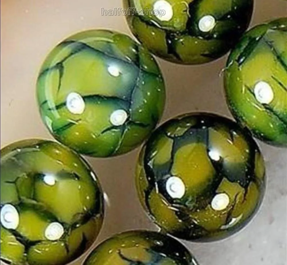 Мм 8 мм желтый дракон вен Ониксовые шарики круглые драгоценные камни свободные