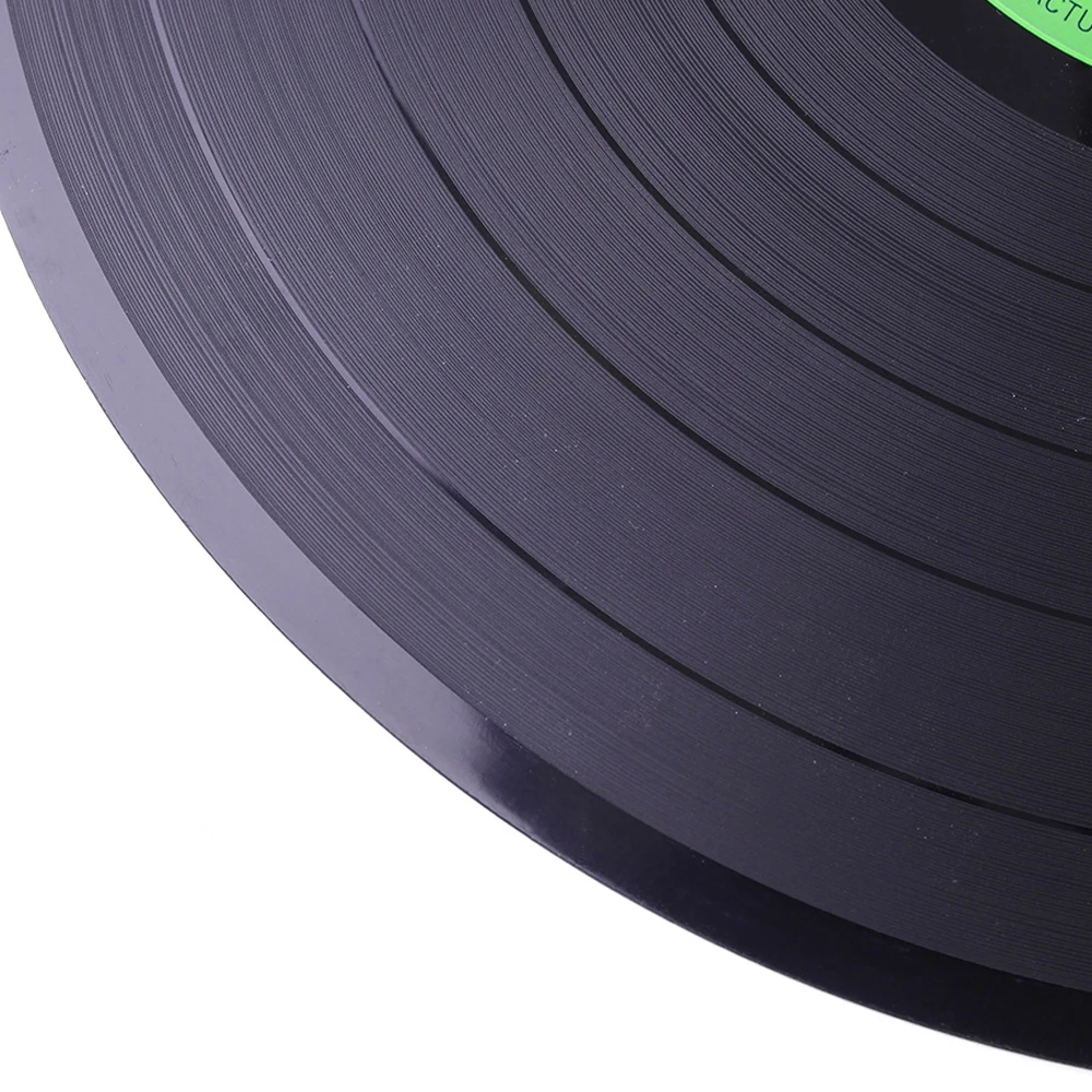 1PCS CD Mat Retro Vinyl Record placemat Silicone Drinks Coasters Table Cup Mat Printed Pattern Anti-fade Home Decor 301-0807