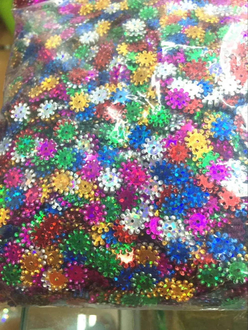 Пайетки с цветами из ПВХ 30 г/лот 8 мм|sequins 8mm|flower sequinssequin decorations |