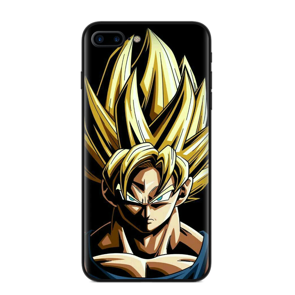 Dragon Ball z goku DragonBall Coque Shell Phone Case Soft TPU Cover For iPhone X 8 8Plus 7 6 6s Plus 5 5S SE |