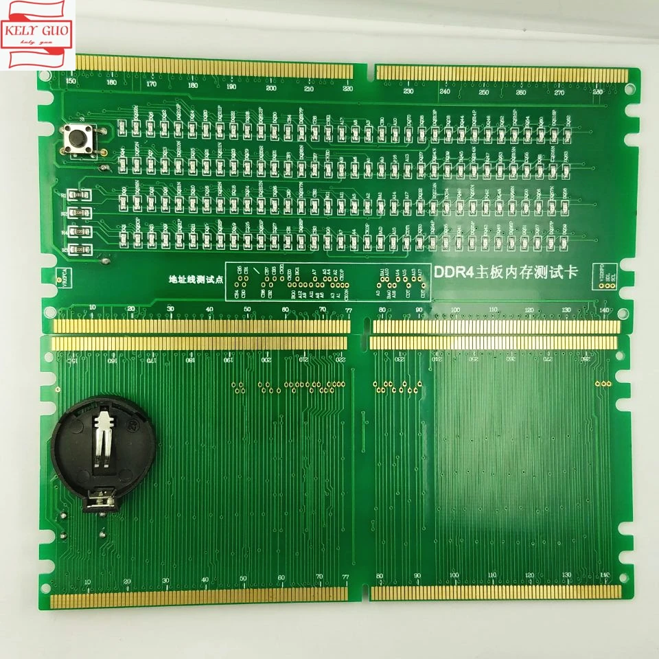 Новая карта памяти DDR4 для ноутбука диагностическая 204 контактов светодиодный