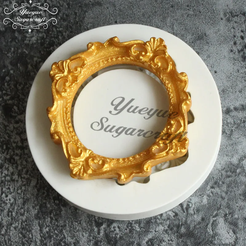 Yueyue Sugarcraft новейшая рамка силиконовая форма для помадки кружева украшения торта