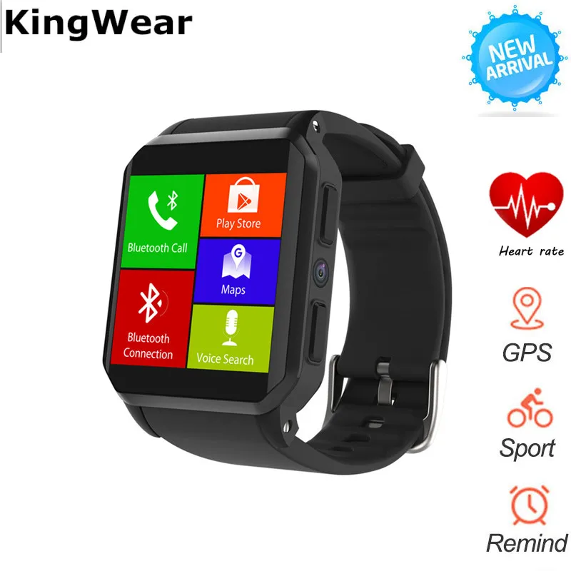KINGWEAR smartwatch KW88 KW98 KW99 умные часы для мужчин с gps+ WI-FI+ IP68+ 8 GB сердечного ритма фитнес-браслет для ios и android