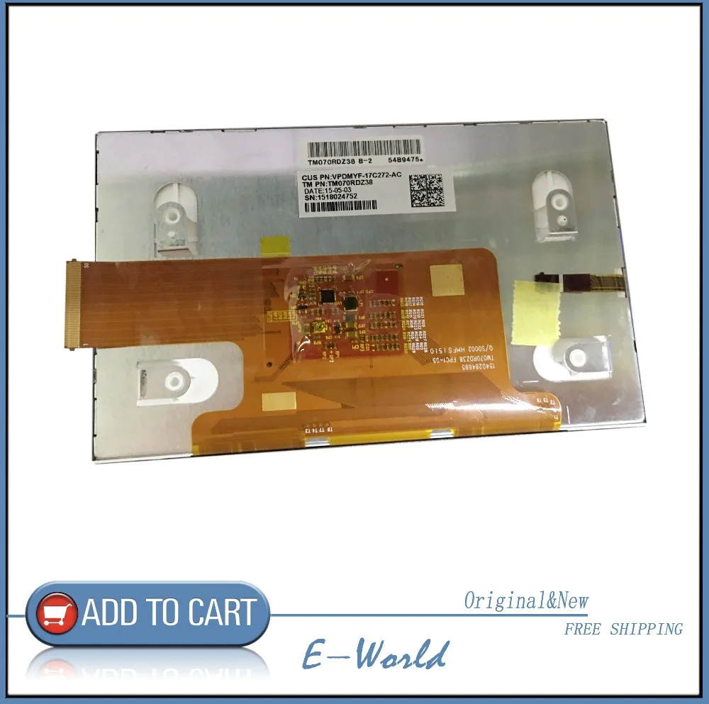 

Оригинальный 7-дюймовый ЖК-экран TM070RDZ38 FPC1-05 TM070RDZ38 FPC1 Бесплатная доставка