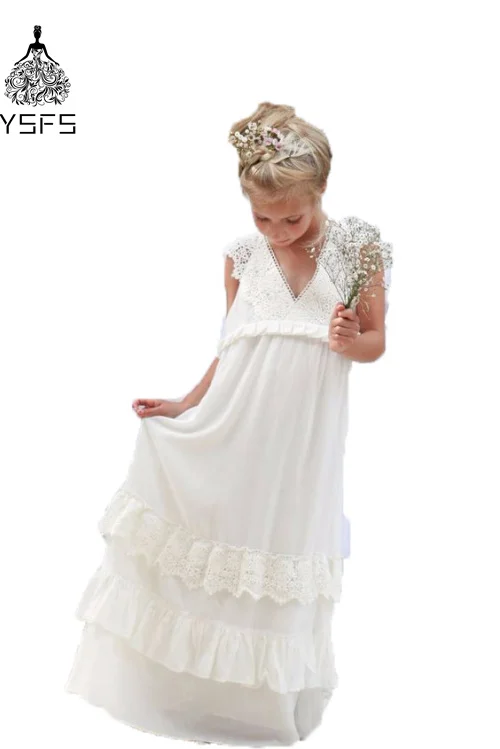 Кот в богемном стиле для девочек цветочек flowergirls цветок платья Vestidos Primera