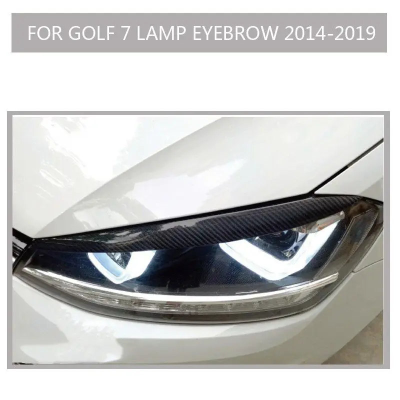 Golf 7 Автомобильная фара из углеродного волокна губы брови abt still для vw MK7 R|Обвесы| |