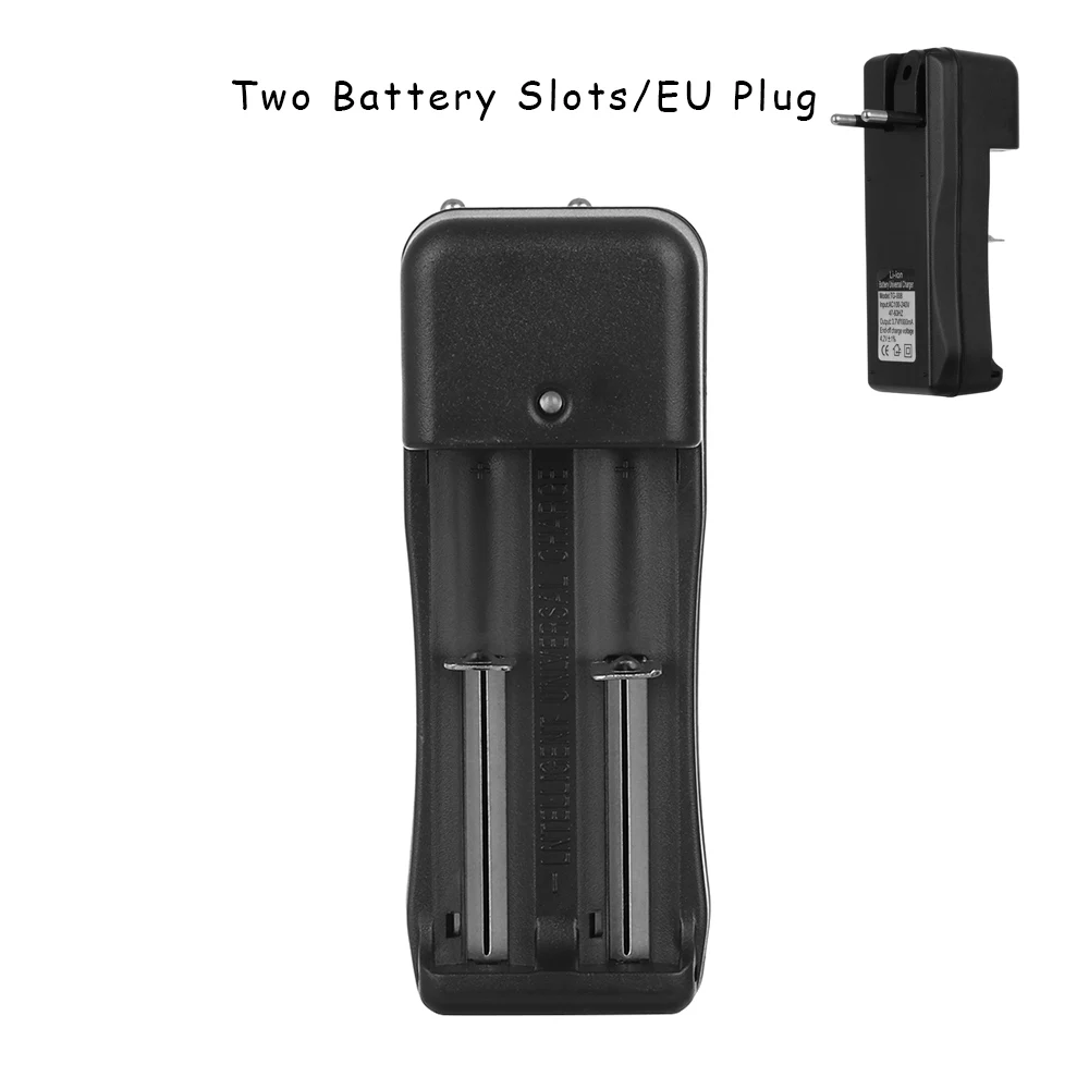 2 Battery Slots Светодиодный светильник, индикация, зарядное устройство, защита от короткого замыкания, литий-ионный аккумулятор для 18650, 14500, 16340, 26650 - Цвет: 2 Battery Slots