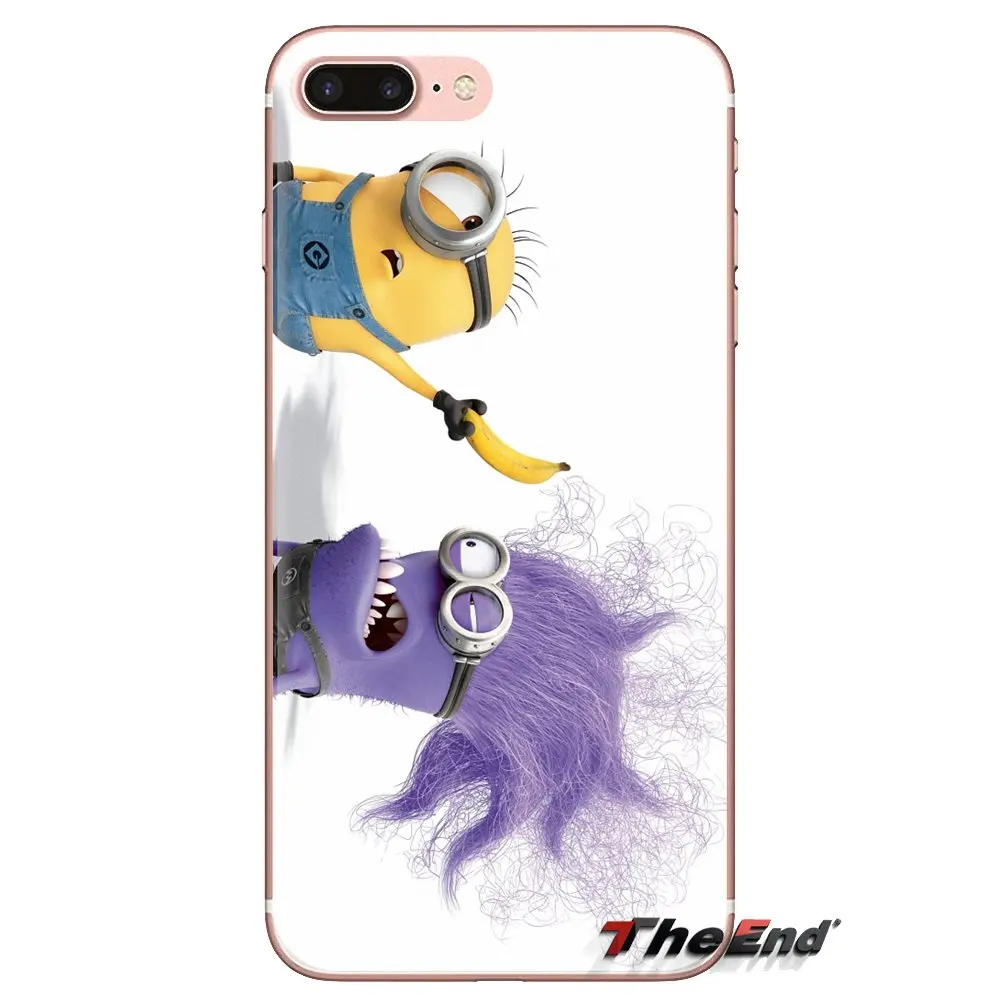 Purple minion wallpaper Art TPU Transparent Covers For LG Spirit Motorola Moto X4 E4 E5 G5 G5S G6 Z Z2 Z3 G2 G3 C Play Plus Mini |
