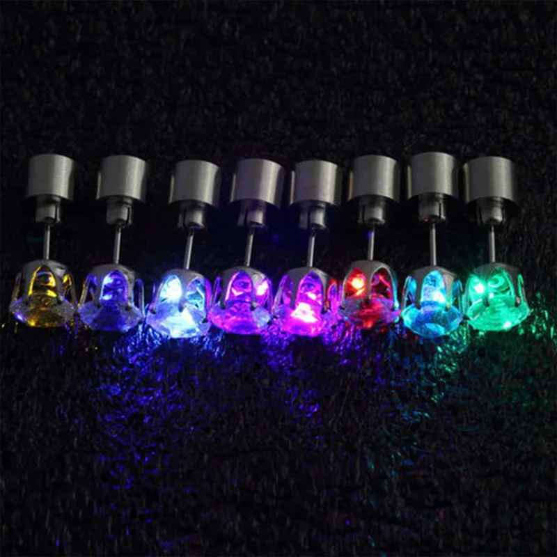 Лидер продаж крутые модные уникальные дизайнерские светодиодные серьги