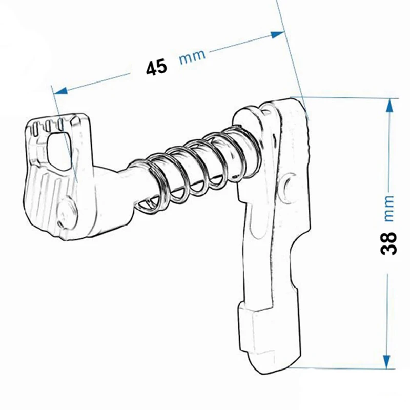 

Tactifans AirsoftSports Tactical CNC Style Magazine Spring Catch Aluminum Cocking For M4 Series AEG/EBB