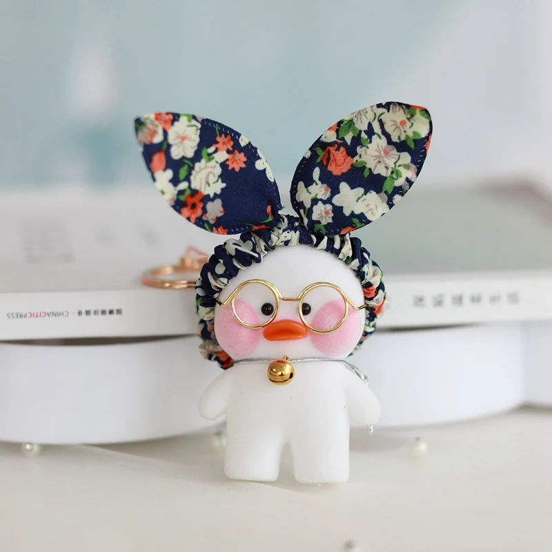 8 см Lalafanfan милый брелок Подвеска Игрушка Kawaii кафе мини желтая утка фигурка брелок сумки украшения игрушки для детей
