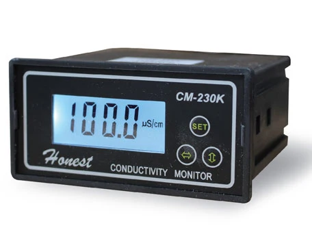 

Shanghai chengci cm-230K conductivity meter / water machine is suitable for reverse osmosis and electrodialysis desalination