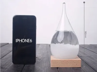 Weather Forecast genuine creative storm water droplets bottle glass fly Wedding decoration | Дом и сад