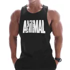 Майка мужская для спортивного зала, хлопок, без рукавов, майка для бодибилдинга, фитнеса и бега, 2020