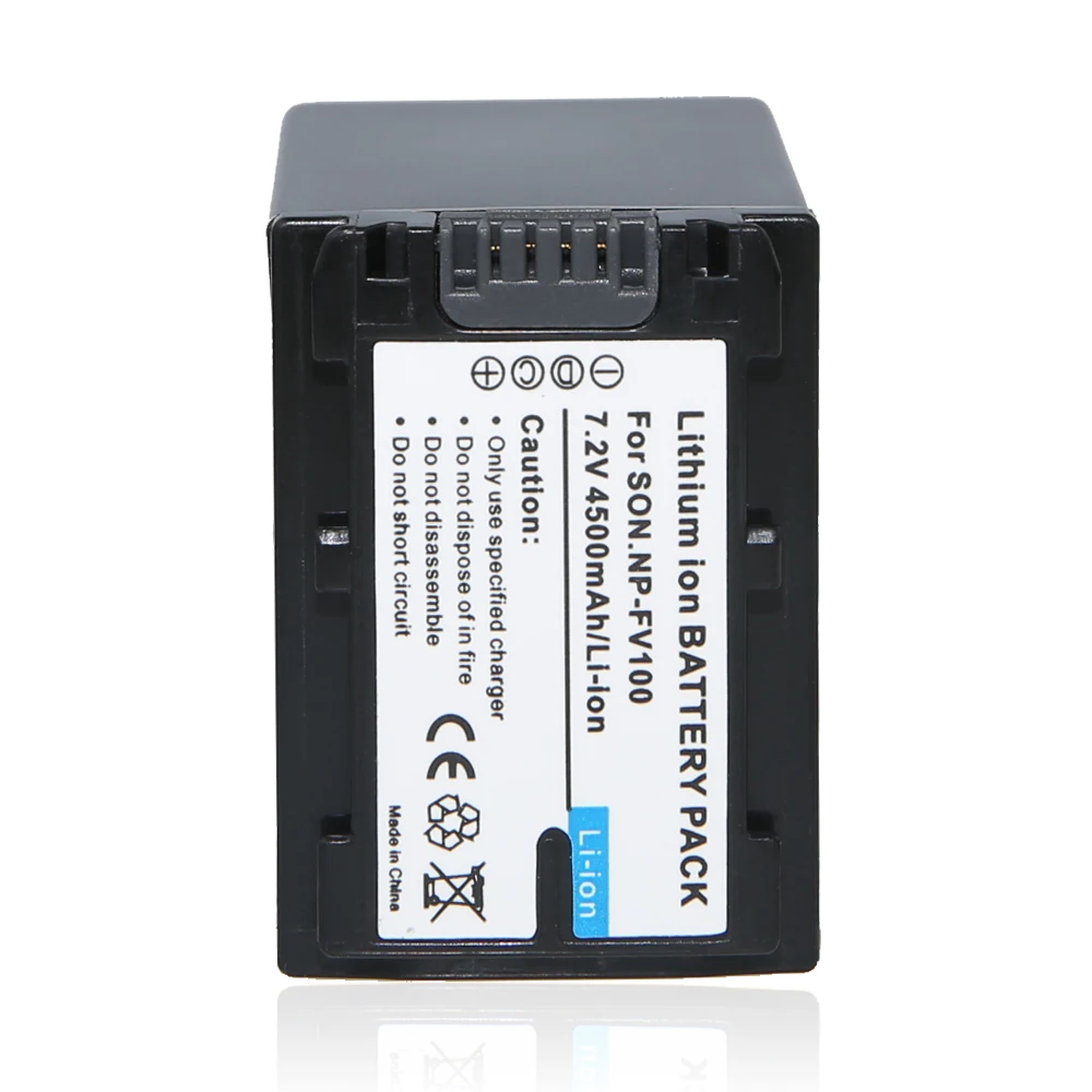 Аккумулятор NP FV100 NPFV100 1 шт. перезаряжаемая батарея для камеры SONY AX100E HDR XR550E XR350E CX550E