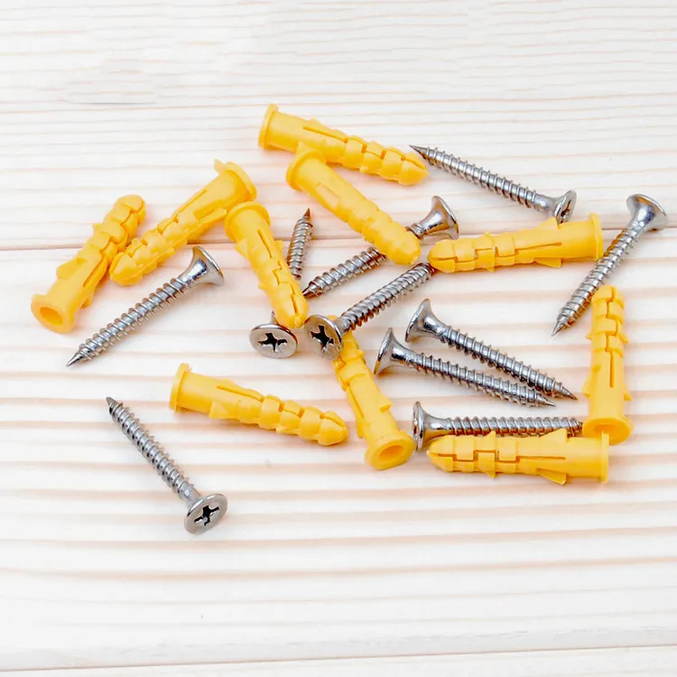 

10 pcs per set Stainless steel screw plastic expansion pipe expansion bolt