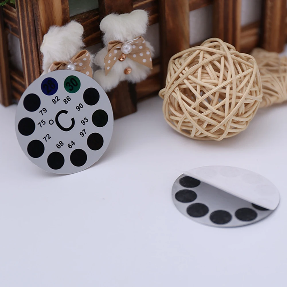 Термометр стикер двойной масштаб цифровой аквариум бытовой 50 мм комнатный