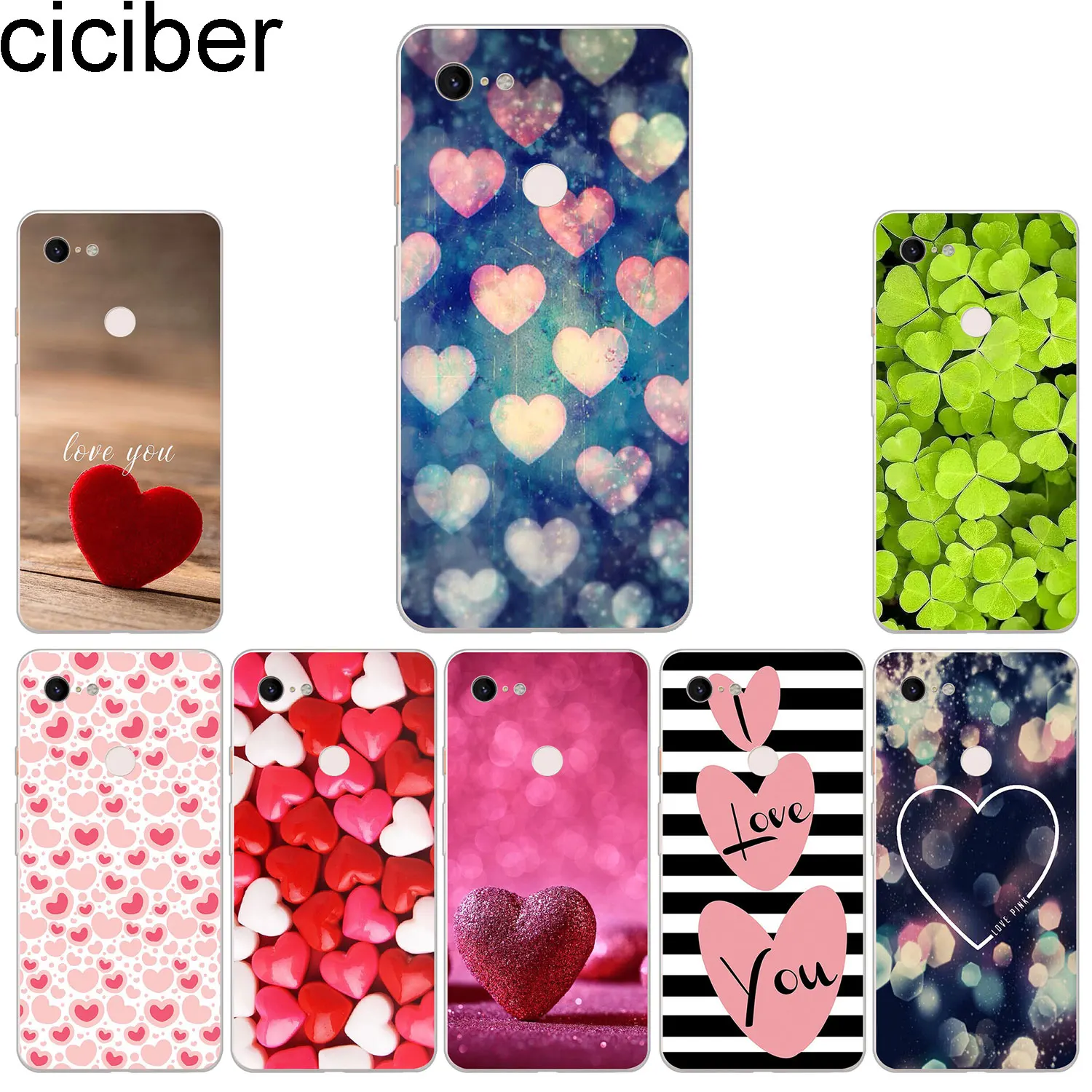 Ciciber новые модные телефонные Шкафы для Google Pixel 3 2 XL Чехол Мягкий Силиконовый ТПУ