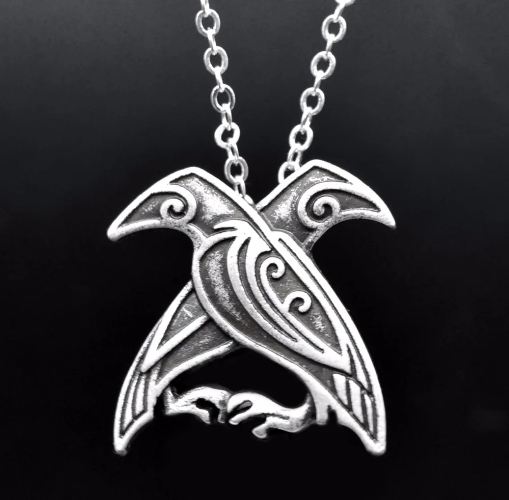 10 шт. женская подвеска в виде птицы 43 + 5 см|bird necklace|necklaces for womenraven pendant |