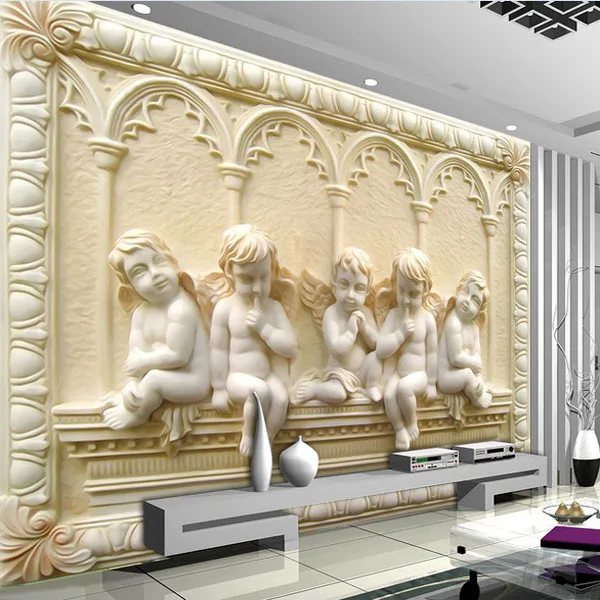 Настенные 3D обои Bacaz Jade Angel 8d рисунок на стену домашний декор настенная 3d