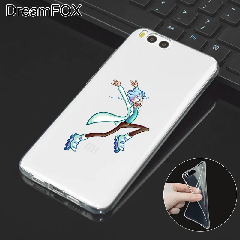 DREAMFOX L600 Rick And Morty Soft TPU Silicone Case Cover For Xiaomi Mi Note 2 3 4 5 6 8 SE M5 4C 4S 5C 5S 5X 6X A1 Plus |