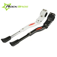rockbros 24 28 adjustable bicycle side kickstand road bike kick stand stick stand aluminum bicycle accessory 2 colors