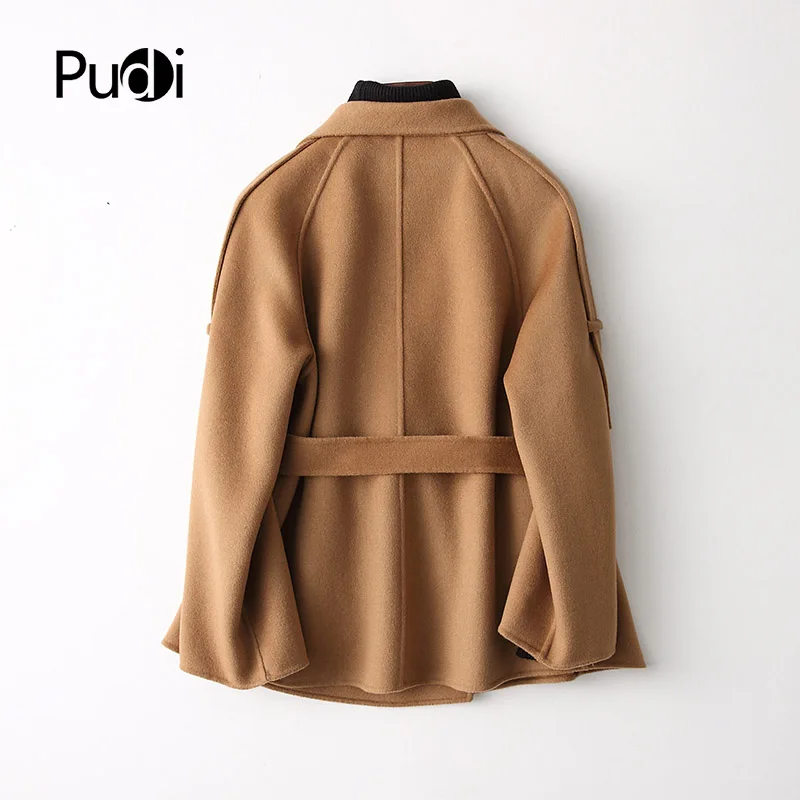 PUDI A37149 Женская Осенняя/зимняя новая модная шерстяная куртка женская короткая стильная шерстяная куртка для отдыха