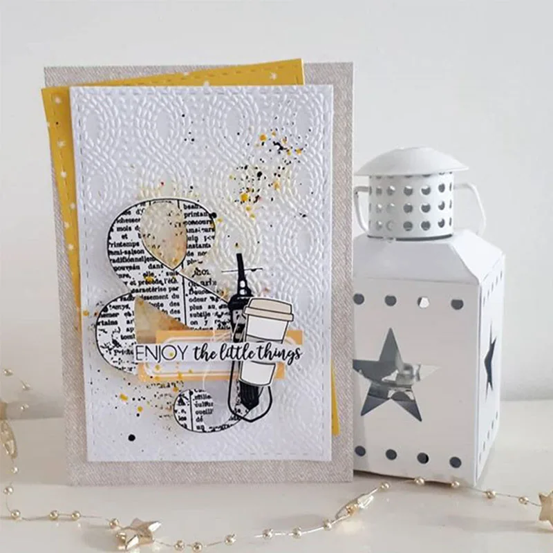 Большие выскальзывающие металлические штампы трафареты для DIY скрапбукинга