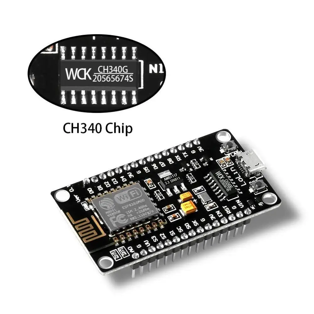 2 шт. ESP8266 NodeMCU LUA CH340 ESP-12E WiFi Интернет макетная плата Flash Серийный беспроводной