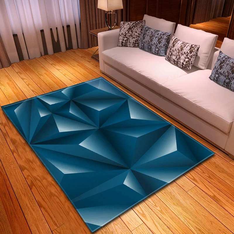 3D Красочные простые Стильные ковры для гостиной спальни мягкий коврик дома