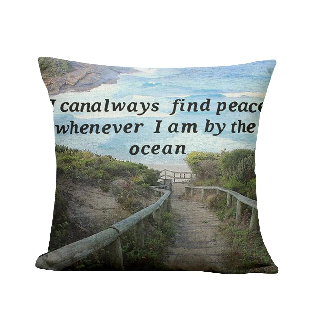 2019 модные чехлы на подушки для дома простая льняная наволочка объятий