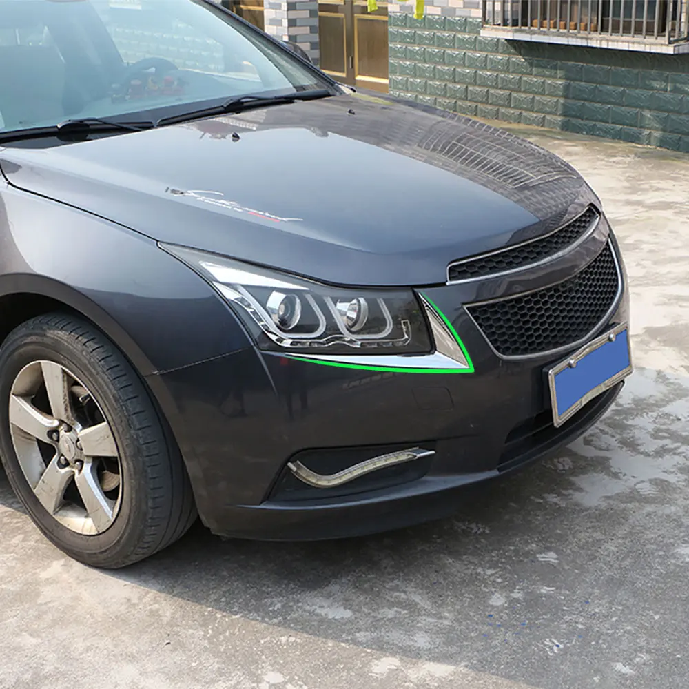 Автомобильные хромированные Налобные фары Jameo из АБС пластика декоративные