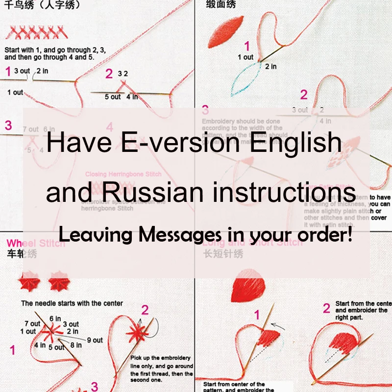 DIY ручной работы наборы для девочек с цветочной вышивкой вышивки крестиком