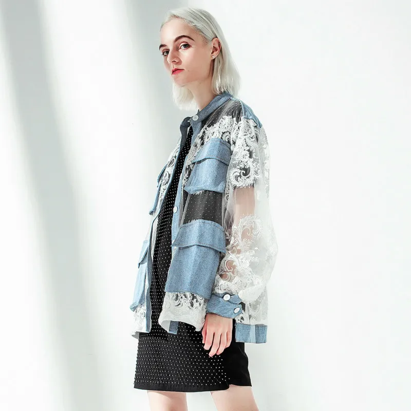 Max LuLu 2019 осенние корейские роскошные женские кружевные топы и блузки сексуальные