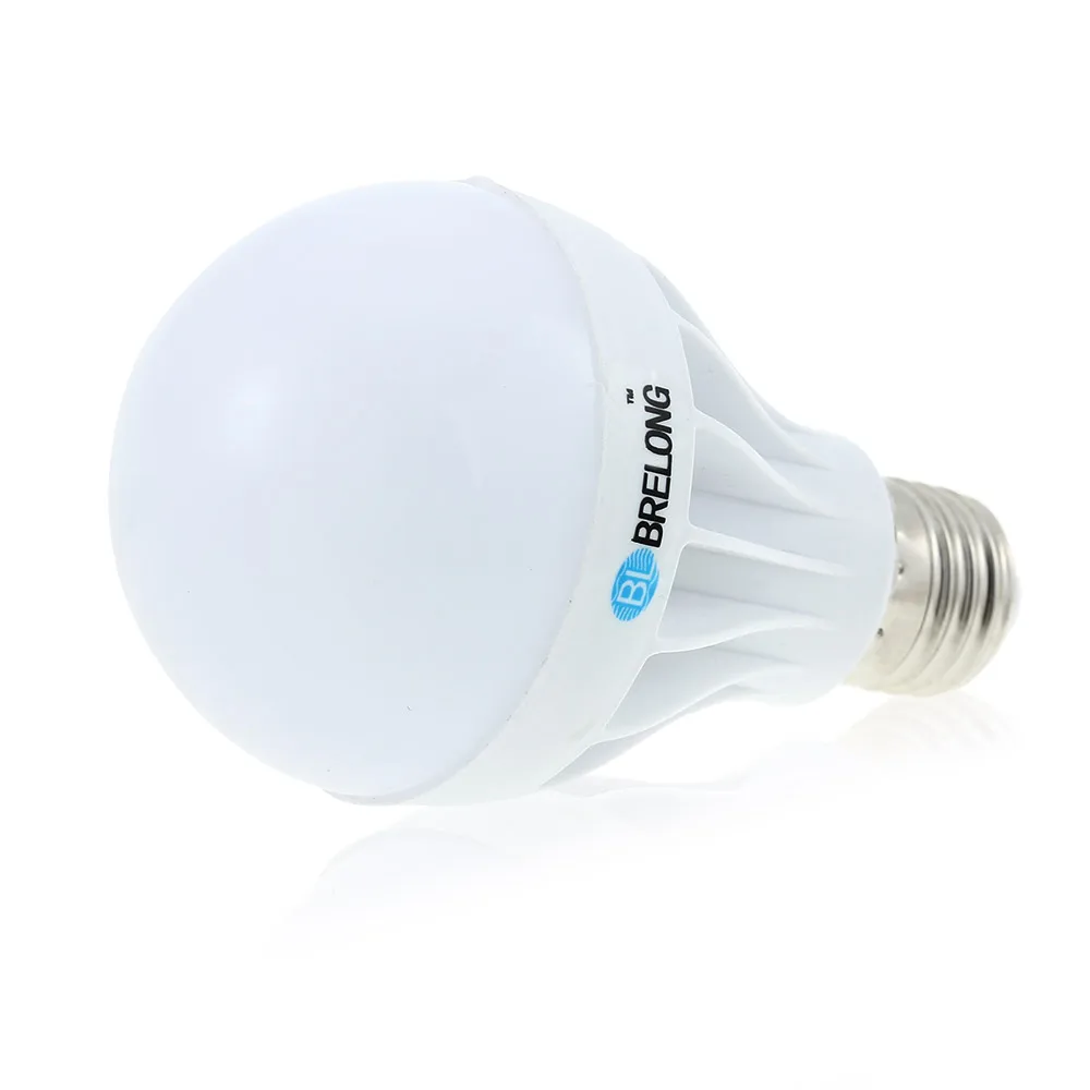BRELONG 6 шт. E27 9 Вт 18x5630SMD 810LM 6000 6500 К теплый белый светодиодный глобус шарика (6 170 240
