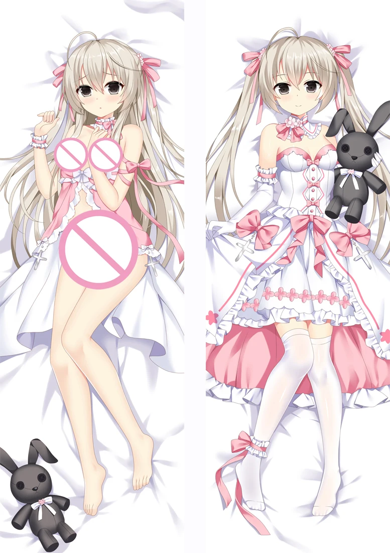 2019 февраль аниме Yosuga no Sora Kasugano сексуальная девушка обнимает тело наволочка Dakimakura