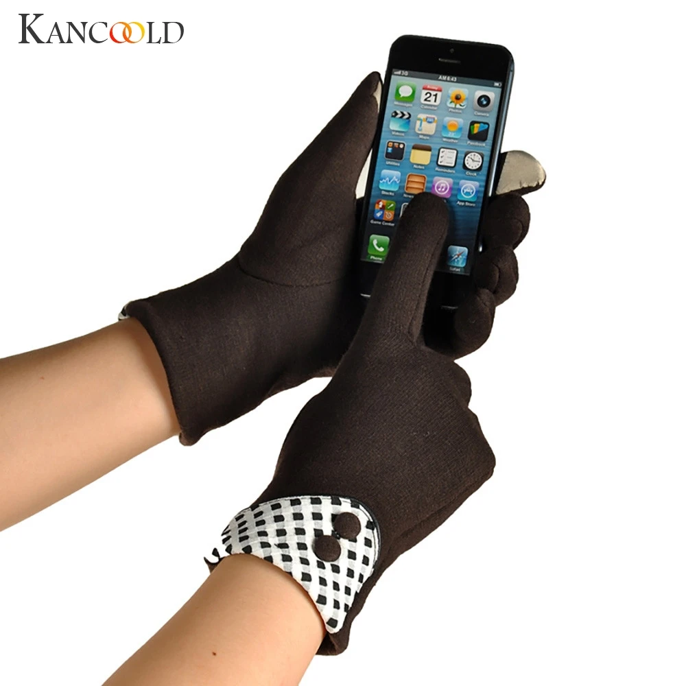 Женские перчатки kancoold модные зимние теплые лыжные ветрозащитные высокого